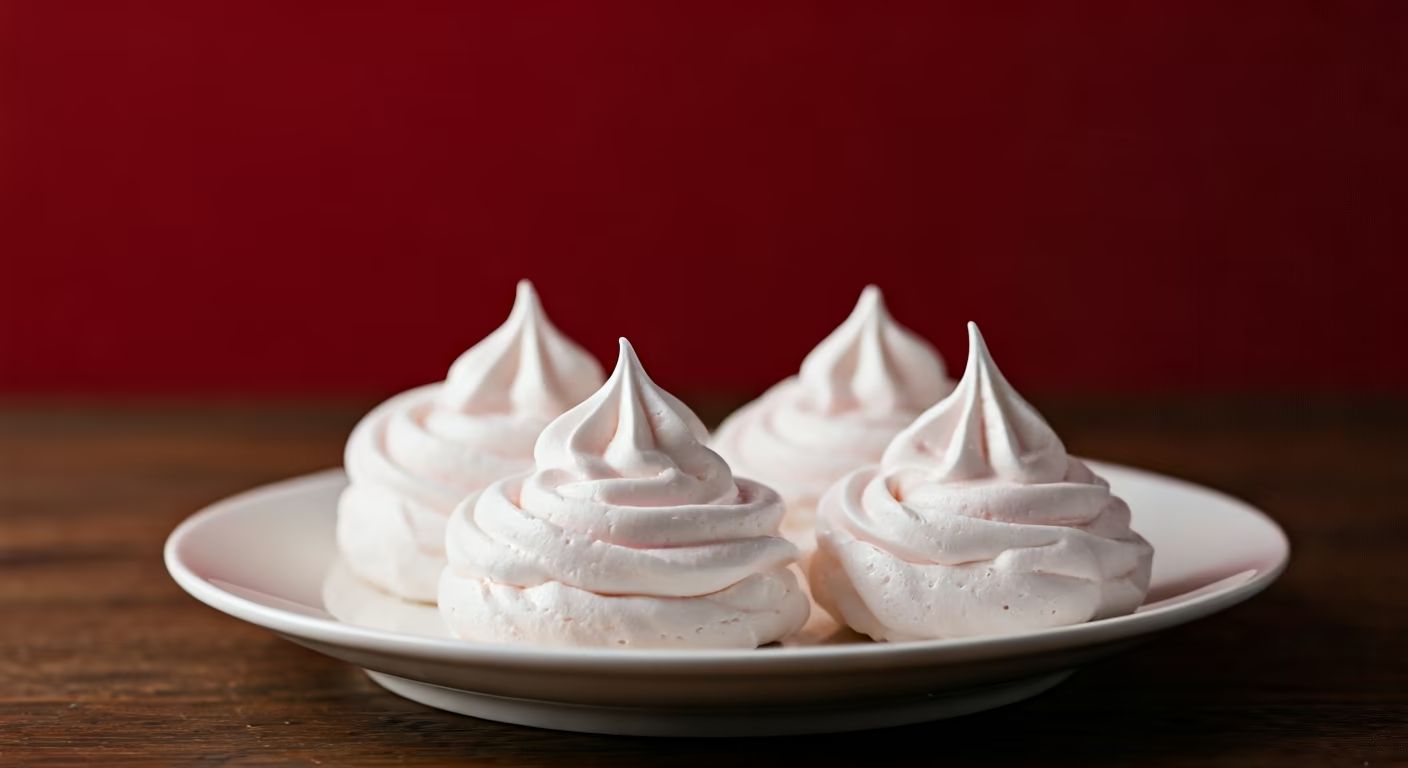 Candy Cane Meringue Cookies recipe - delicious easy difficulty in Eggs, Treats, Cookies category