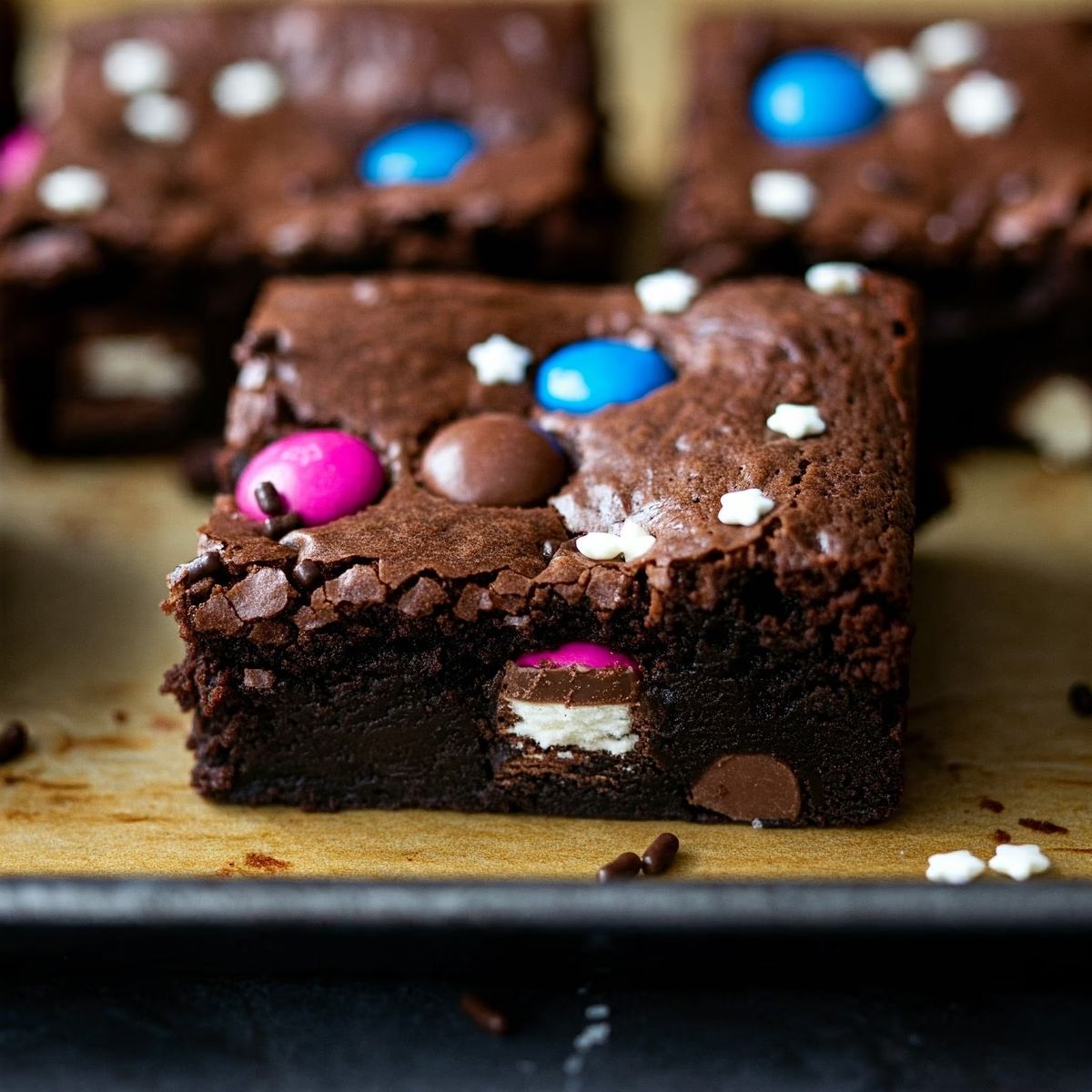 Cosmic Brownies recipe - American easy difficulty dish