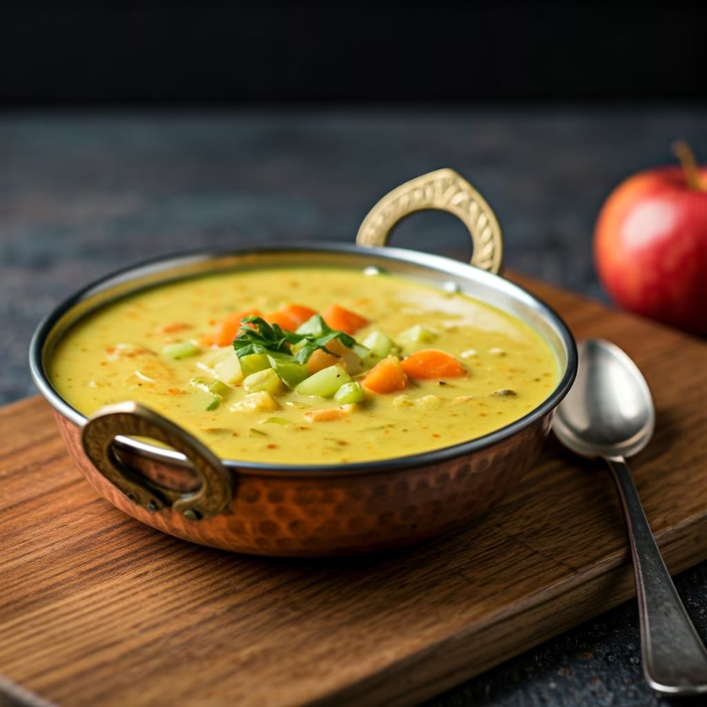 Indian Mulligatawny Soup recipe - Indian easy difficulty dish