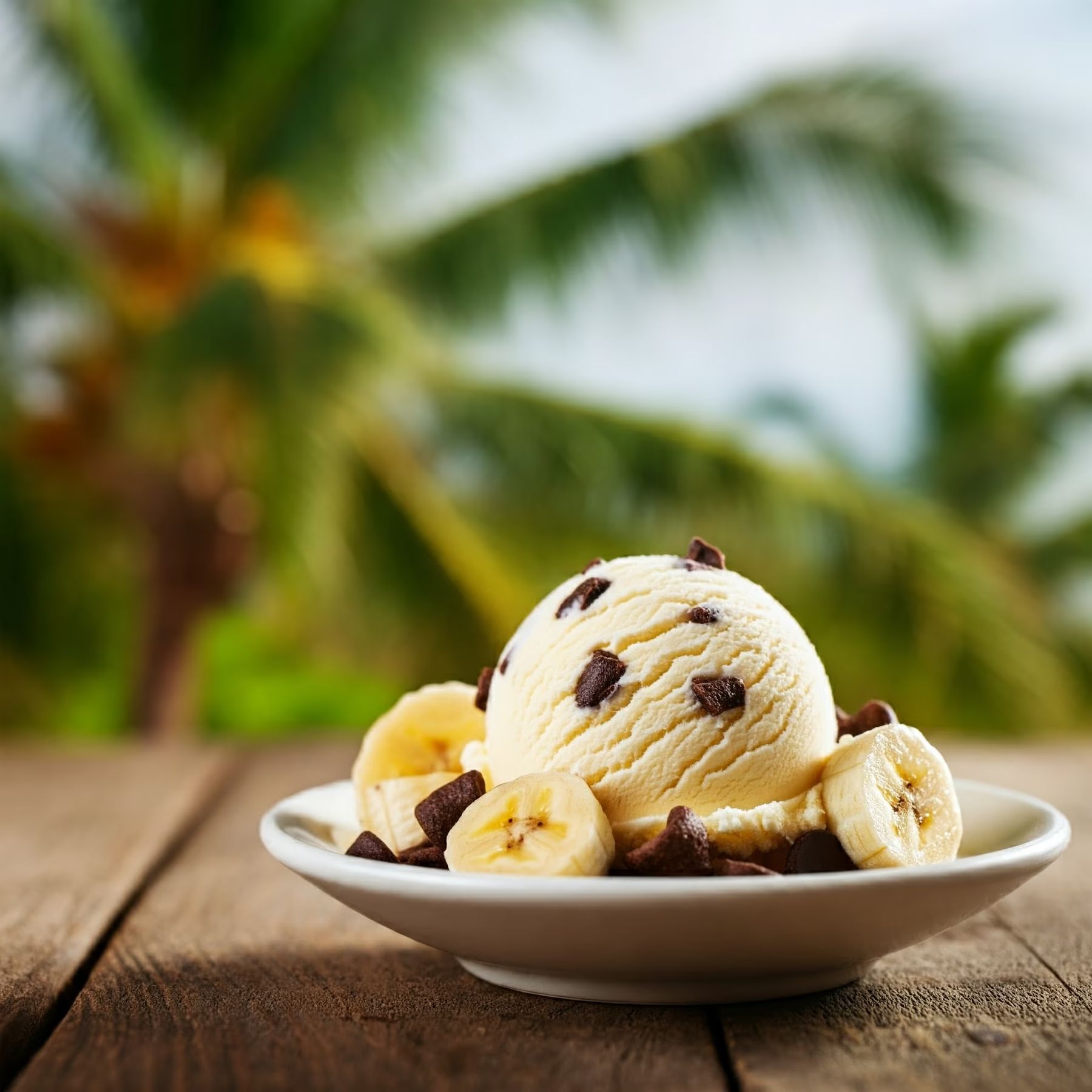 Tropical Banana Ice Cream recipe - delicious easy difficulty in Healthy Meals, Ice Cream, Frozen Treats category