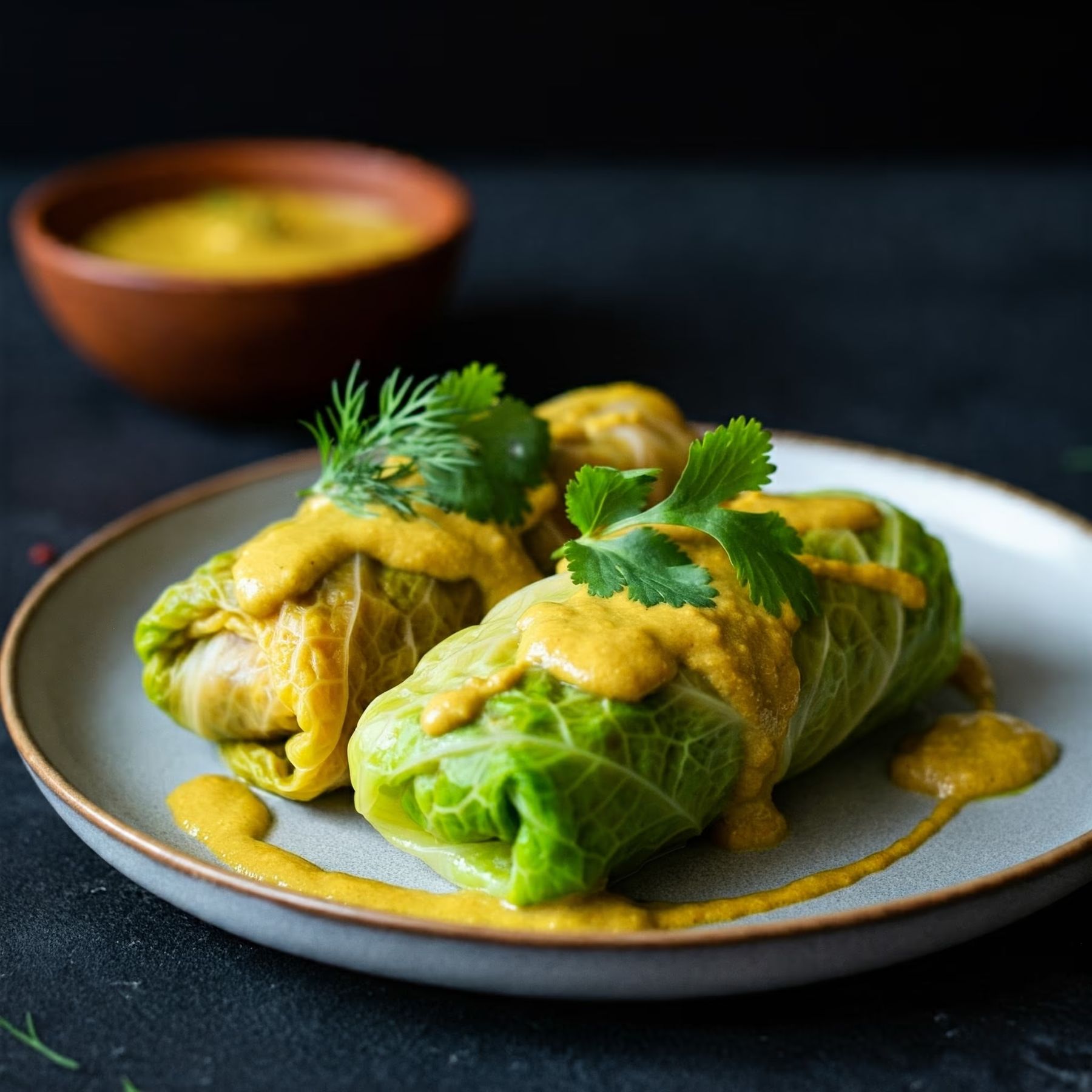 Stuffed Vegan Cabbage Rolls recipe - American easy difficulty in Vegan, Healthy Meals category
