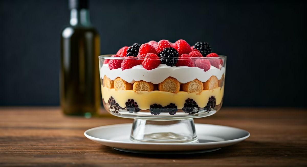 English Trifle recipe - British easy difficulty dish