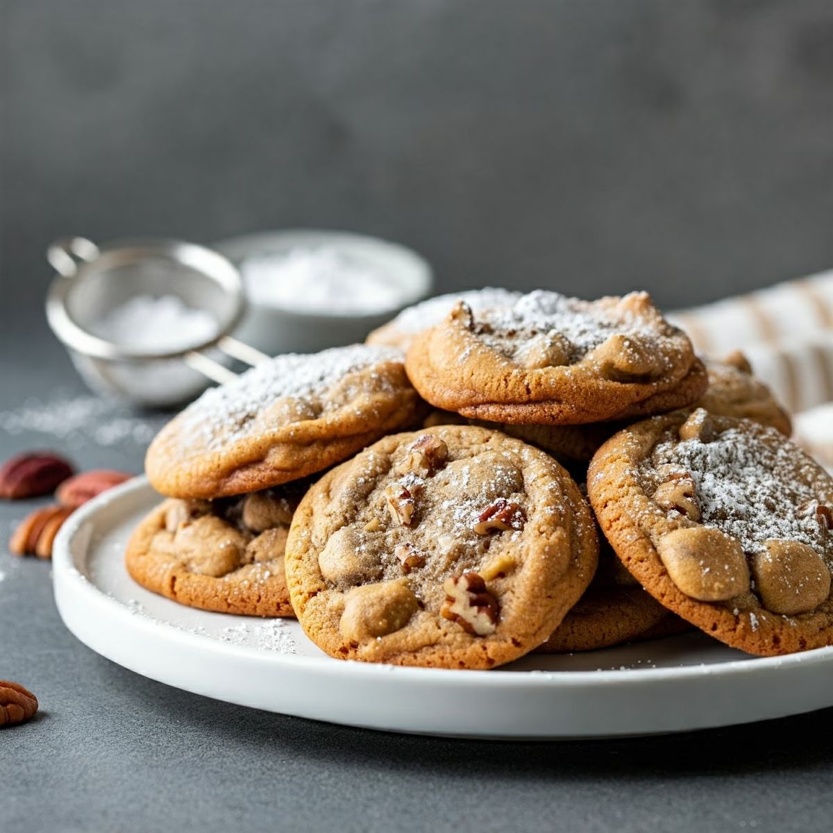 Vermont Maple Pecan Cookies recipe - American easy difficulty dish