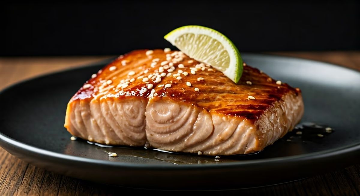 Seared Ahi Tuna with Citrus Soy Glaze recipe - Asian medium difficulty dish