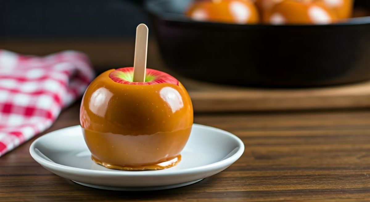 Homemade Caramel Dipped Apples recipe - American easy difficulty dish
