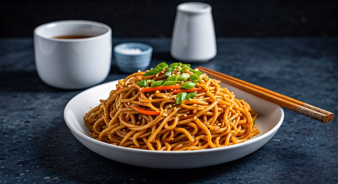 Soy Sauce Noodles recipe - Chinese easy difficulty in Noodles category