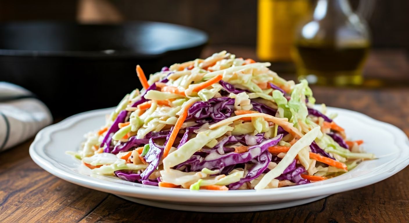 Apple Cider Vinegar Paleo Coleslaw recipe - delicious easy difficulty in Salads, Paleo, Healthy Meals category