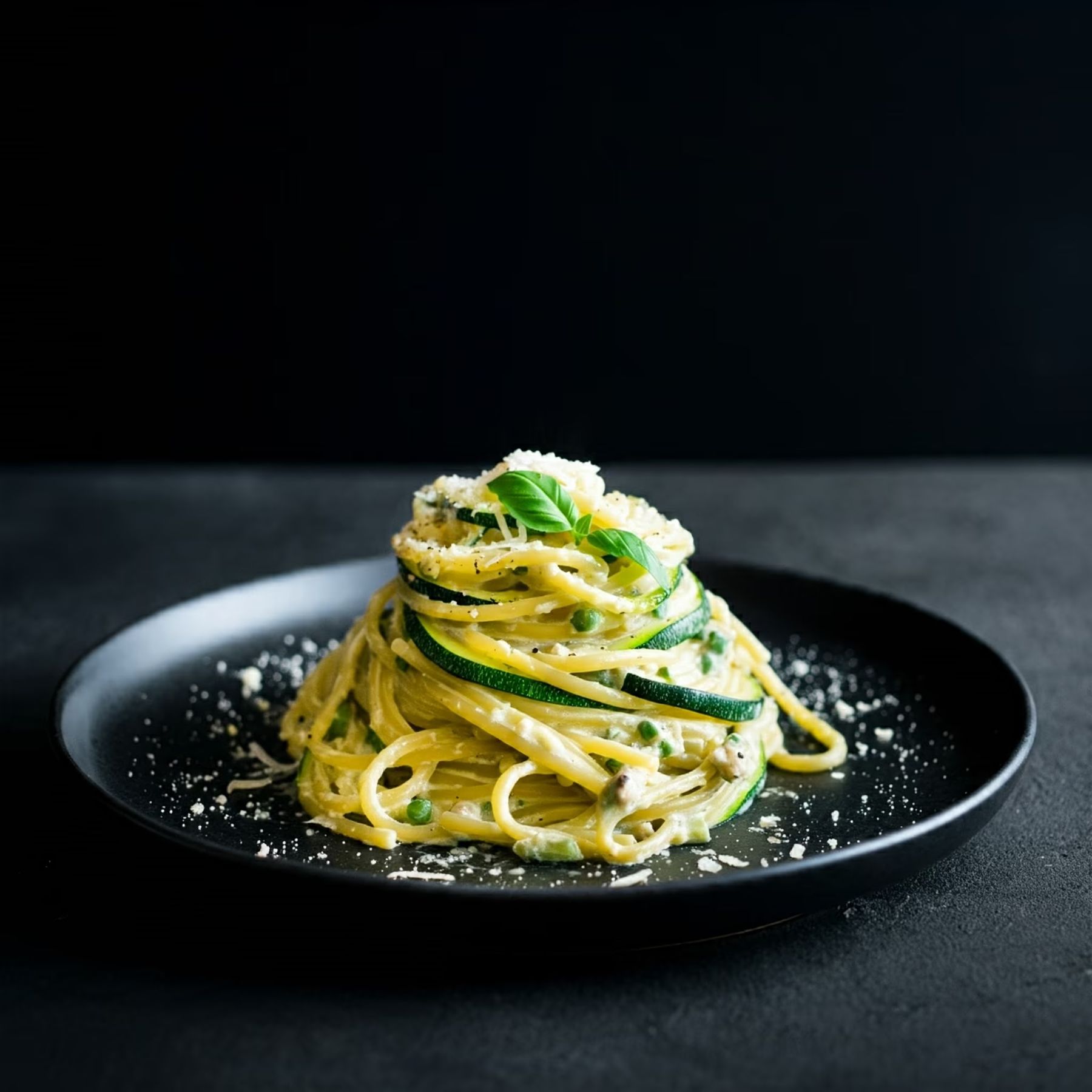 Zucchini Pasta Primavera recipe - American easy difficulty in Vegetarian, Pasta, Vegetables category