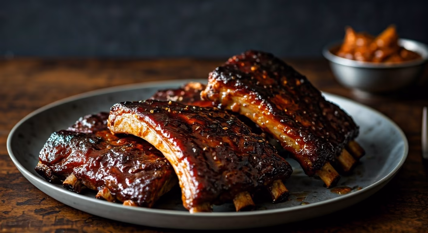 Smoky Maple Glazed Pork Ribs recipe - delicious medium difficulty in Grilling category