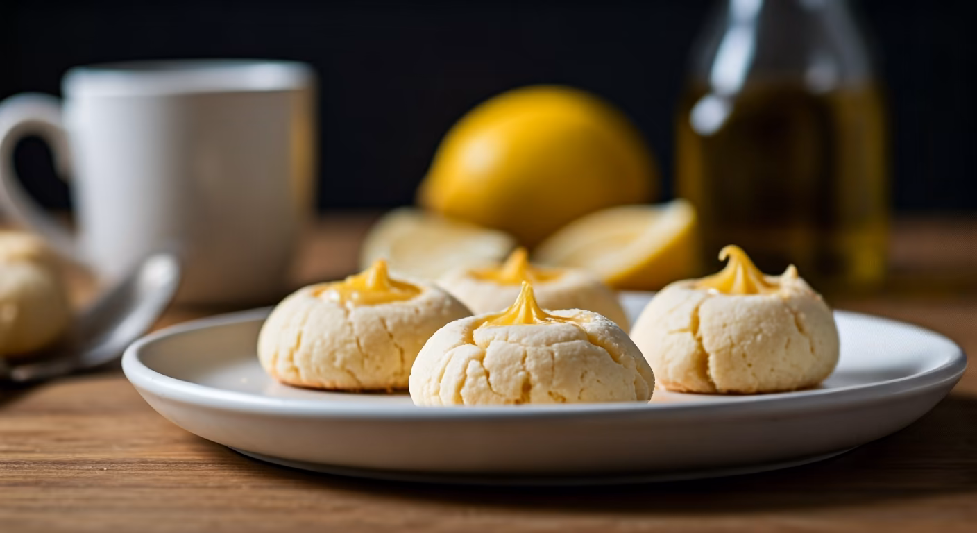Lemon Meringue Thumbprint Cookies recipe - delicious medium difficulty in Snacks, Treats, Cookies category
