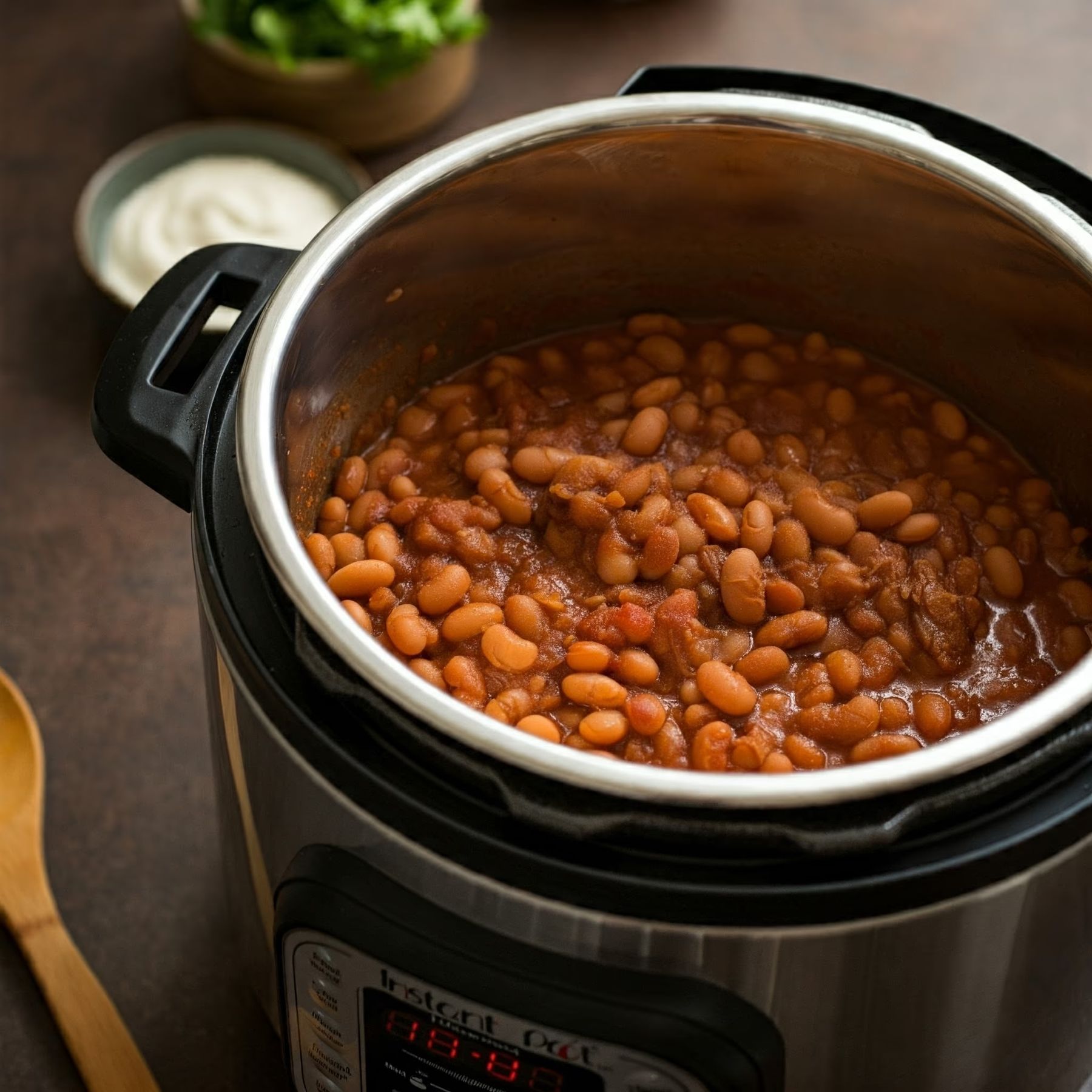 Instant Pot Vegan Baked Beans recipe - American easy difficulty in Vegan, Instant Pot, Beans & Lentils category