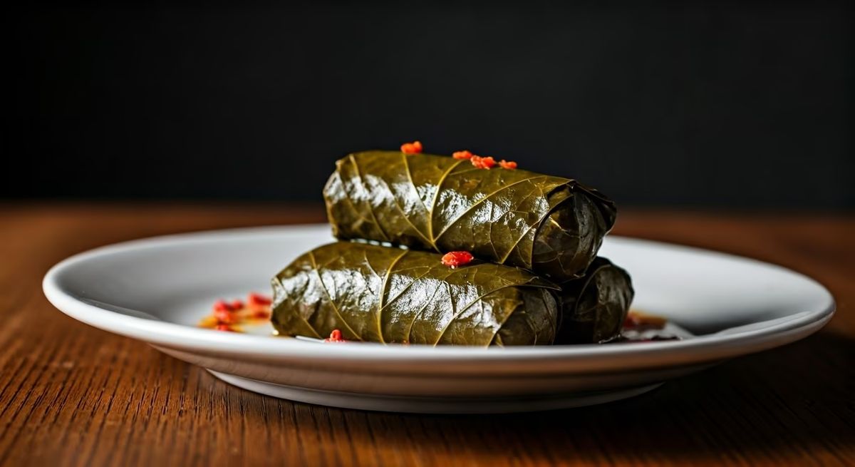 Mediterranean Stuffed Grape Leaves recipe - Mediterranean medium difficulty dish