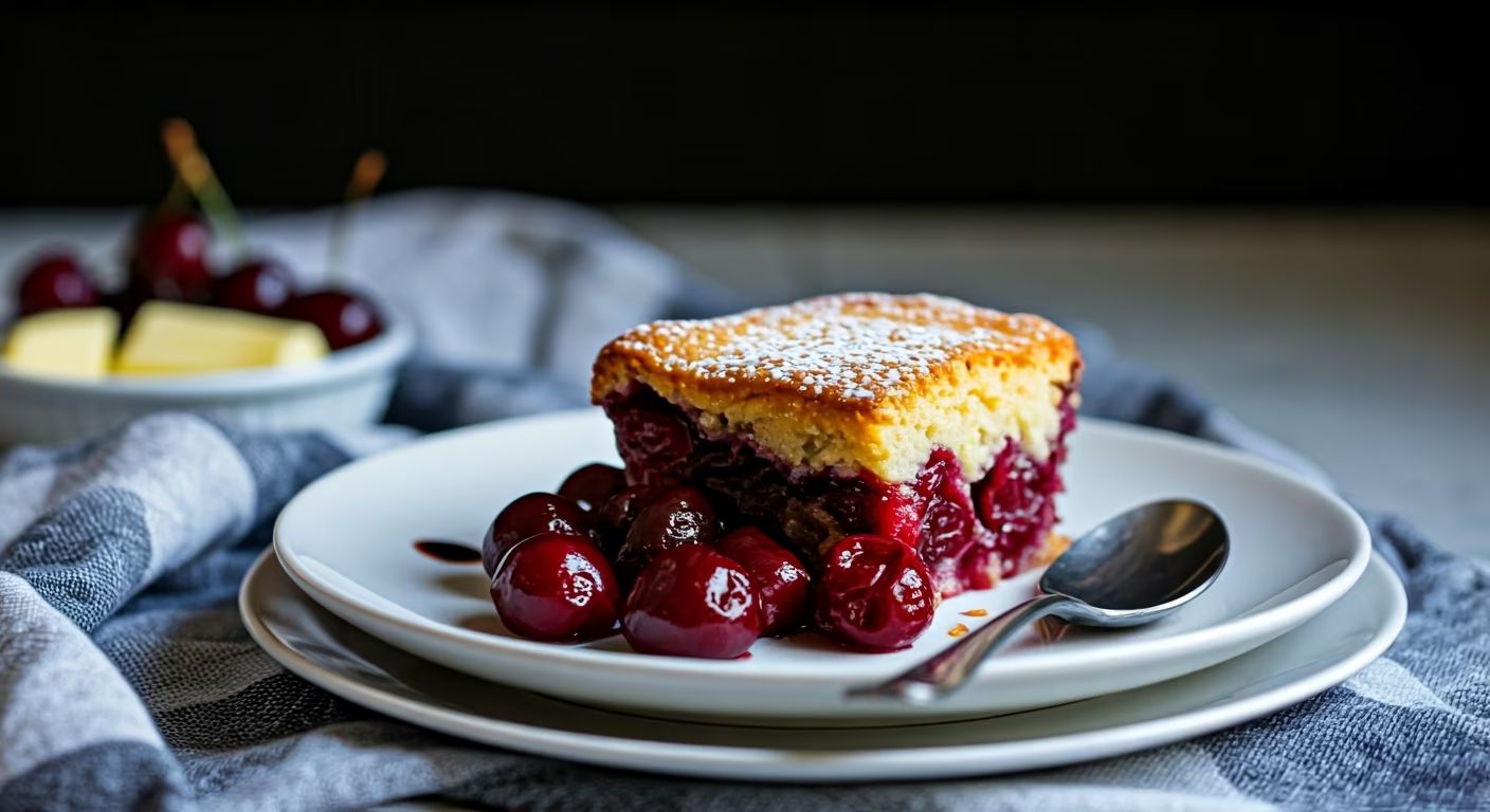Fresh Cherry Cobbler recipe - delicious easy difficulty in Desserts, Baking category