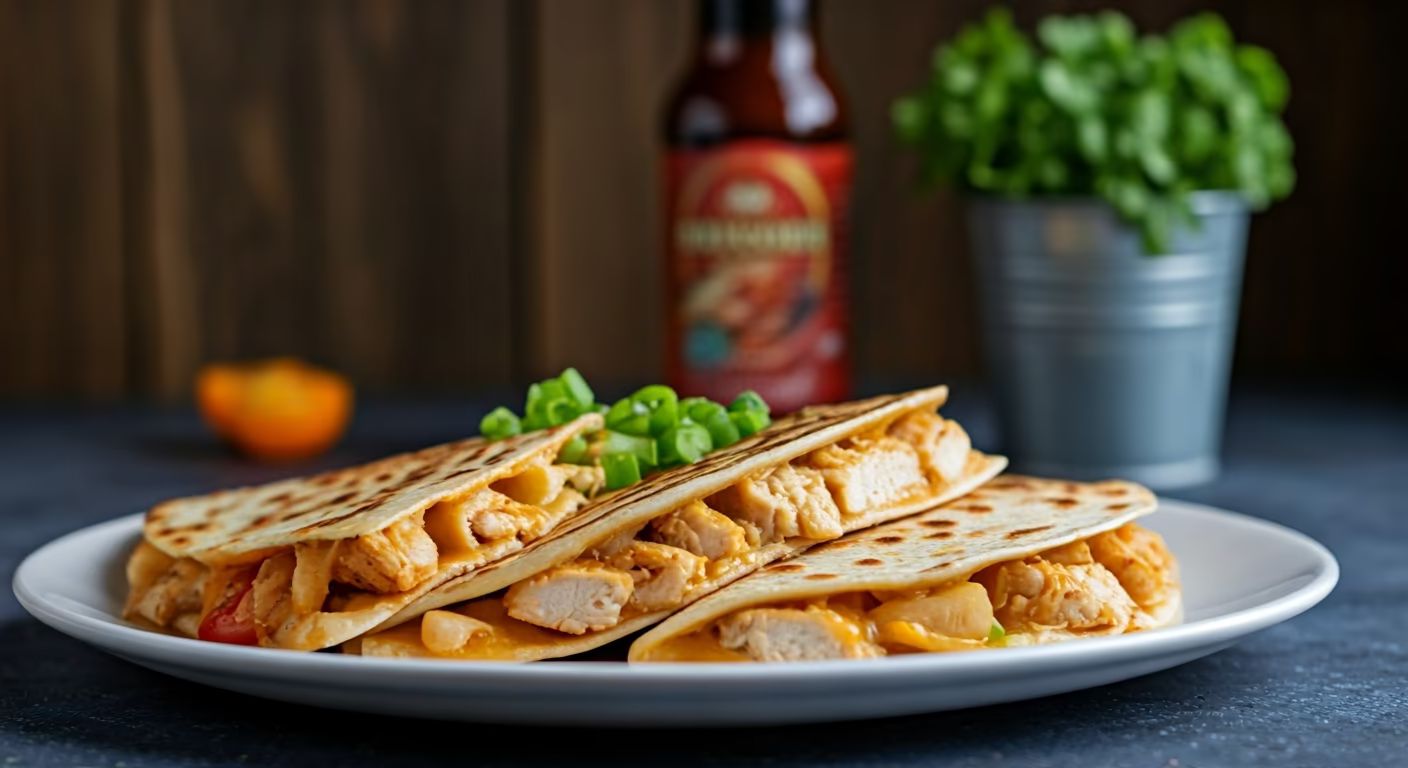 Chicken and Cheese Quesadillas recipe - American easy difficulty in Snacks, Tacos & Wraps, Chicken category