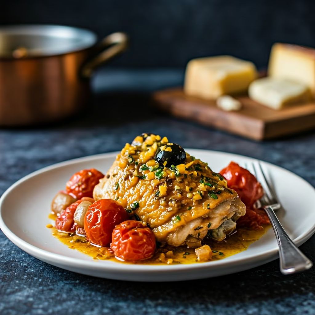 Chicken Provencal with Orange Gremolata recipe - delicious easy difficulty in Main Dishes, Chicken category