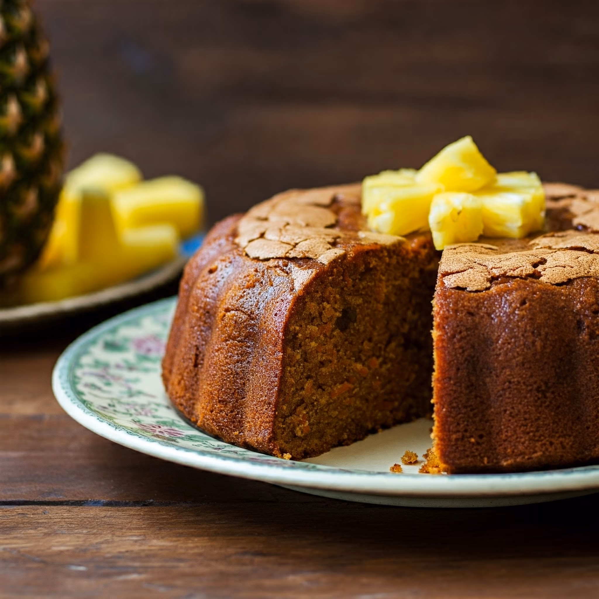 Pineapple Carrot Cake recipe - delicious easy difficulty in Desserts, Cake category