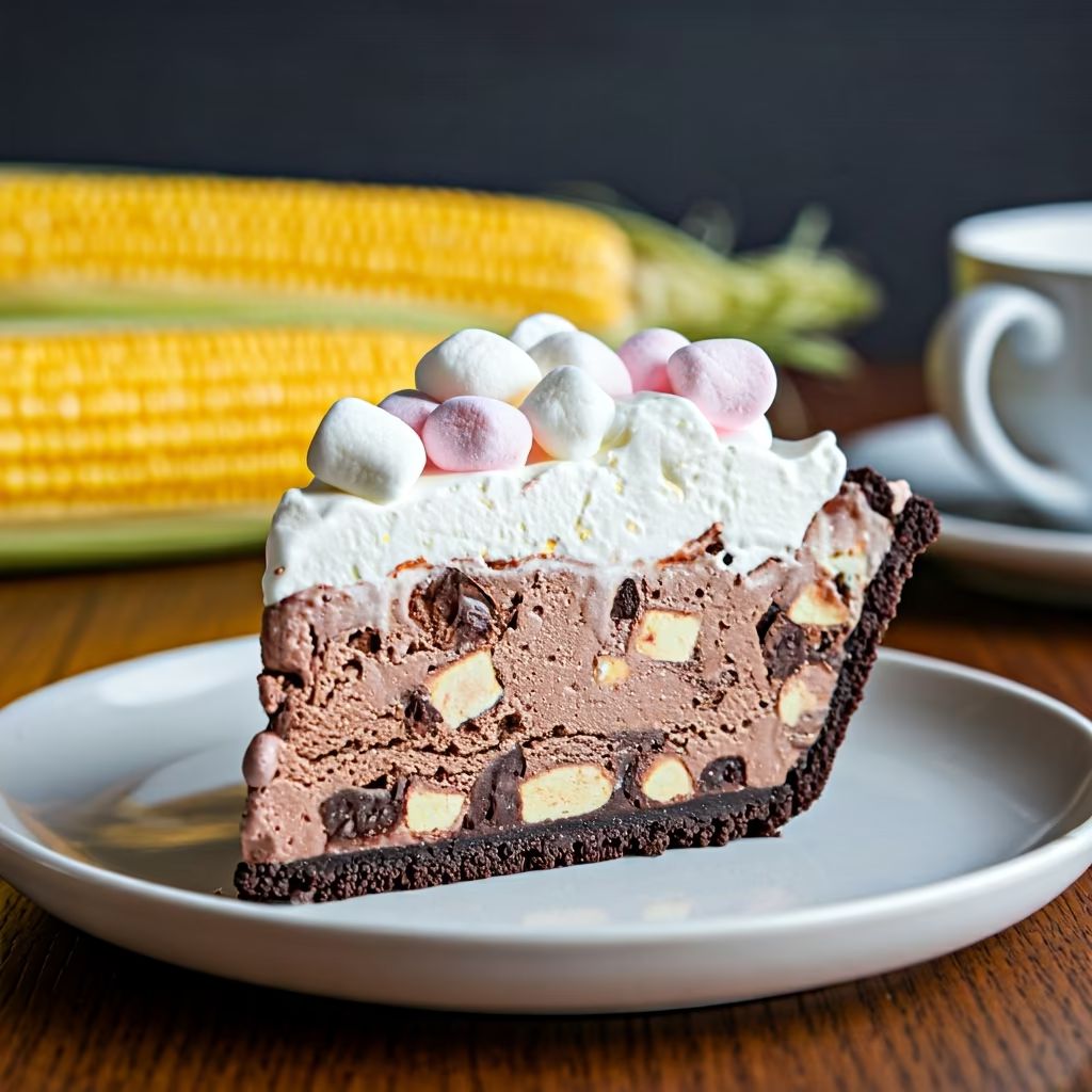 Rocky Road Ice Cream Pie recipe - American easy difficulty dish