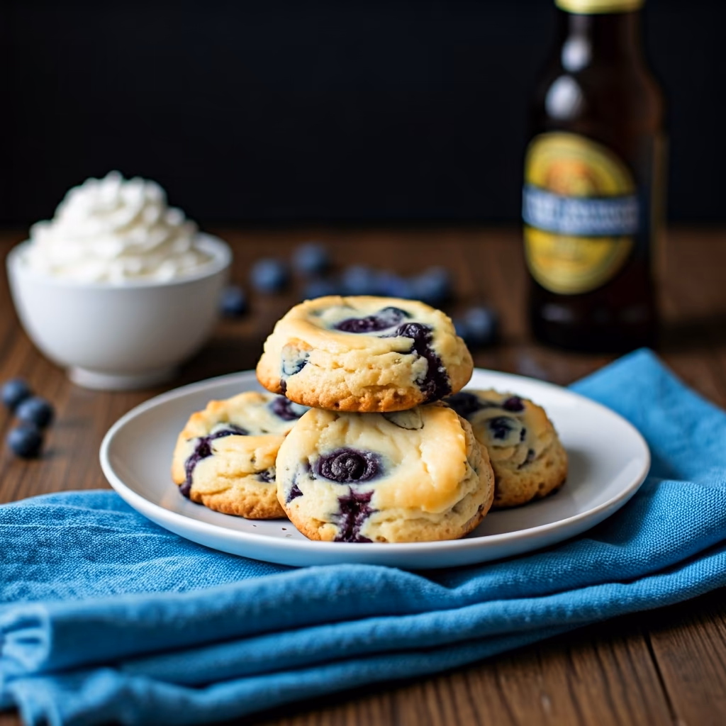 Blueberry Cheesecake Cookies recipe - American easy difficulty in Baking, Treats, Cookies category