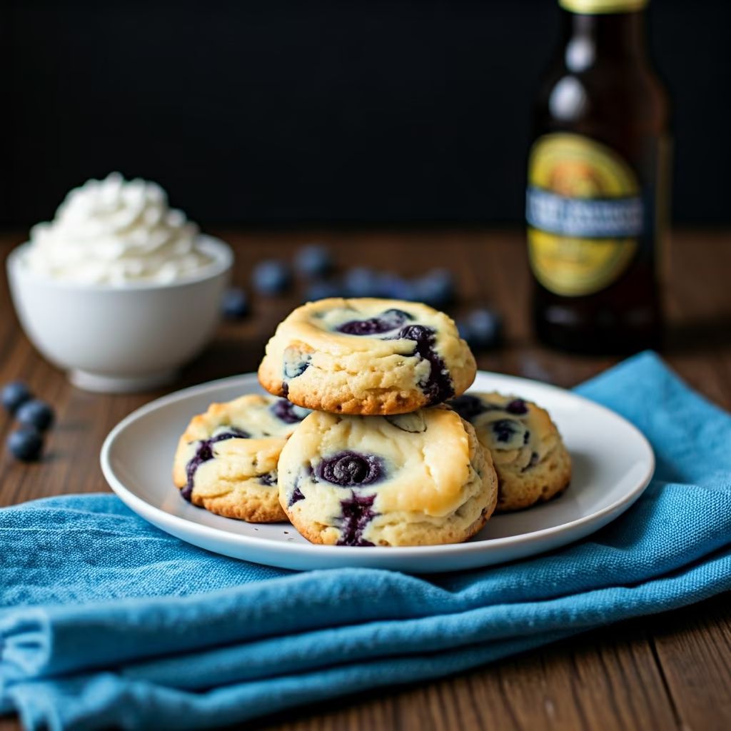 Blueberry Cheesecake Cookies recipe - delicious easy difficulty in Baking, Treats, Cookies category