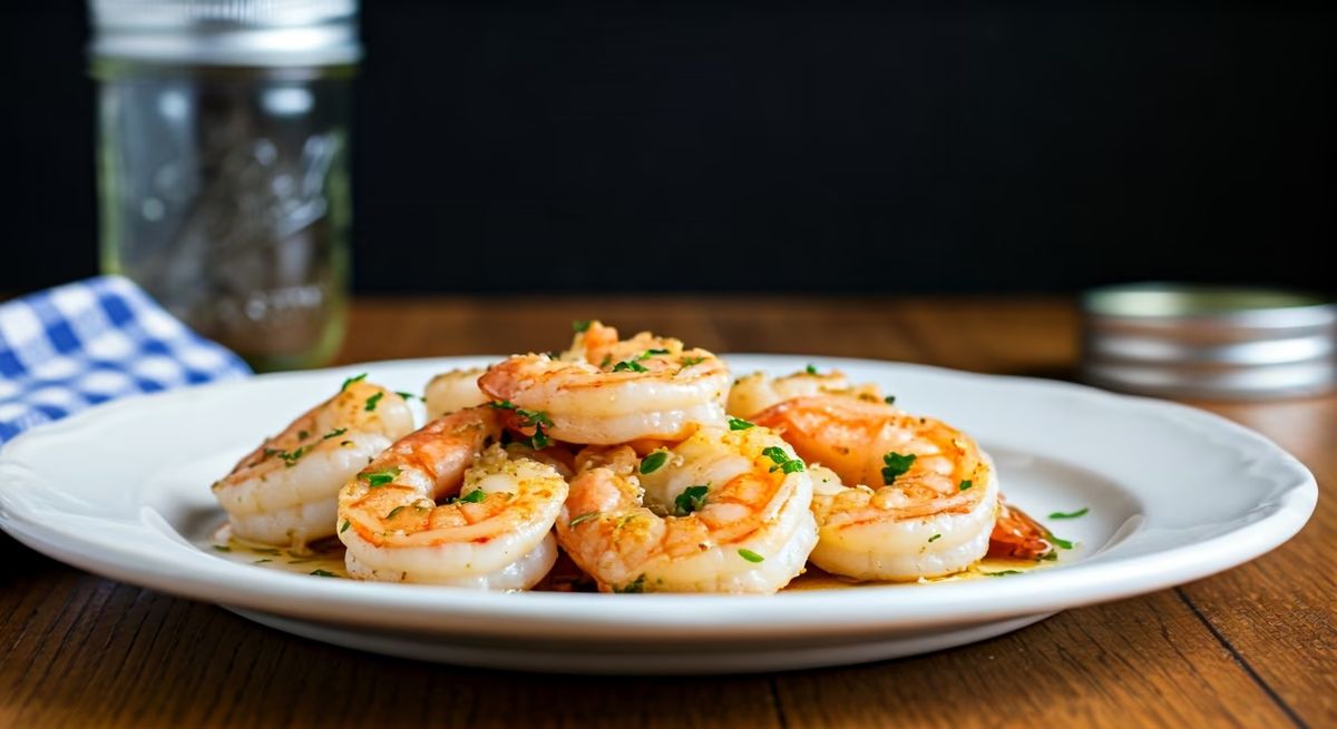 Garlicky Baked Shrimp recipe - American easy difficulty dish