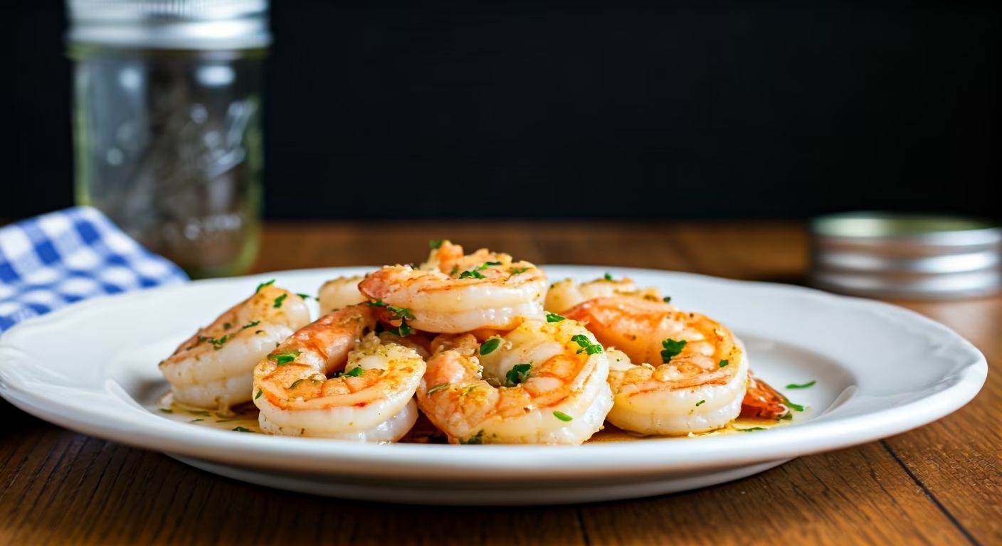Garlicky Baked Shrimp recipe - American easy difficulty in Main Dishes, Seafood, Shellfish category