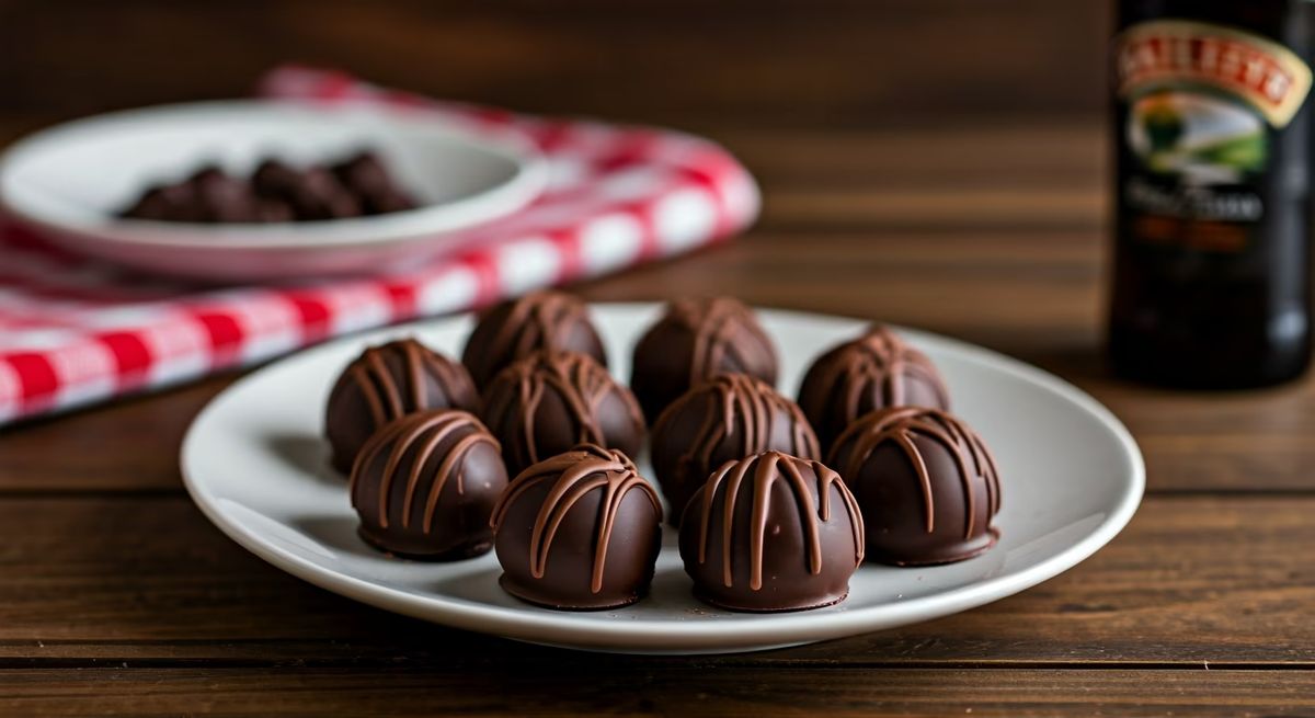 Chocolate Irish Cream Truffles recipe - American easy difficulty dish