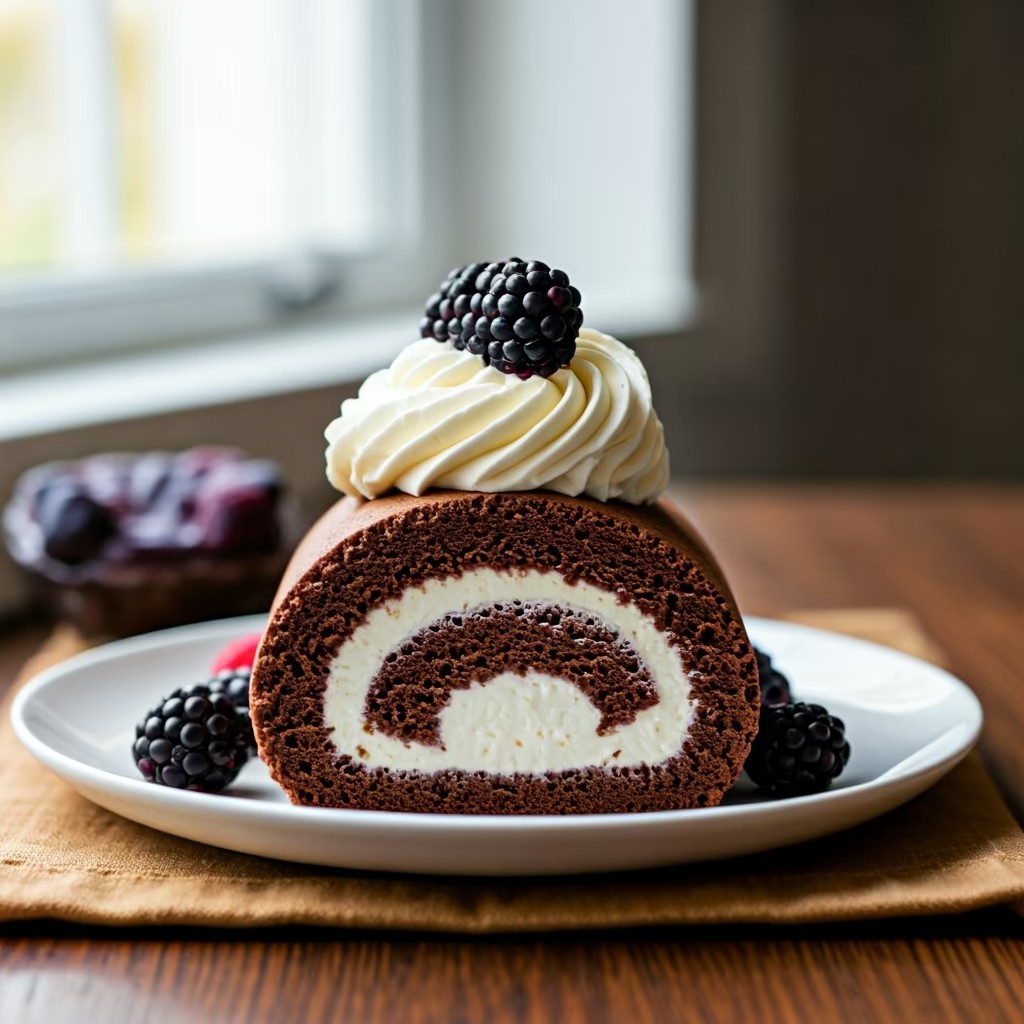 Giant Swiss Cake Roll Recipe @ TotallyChefs