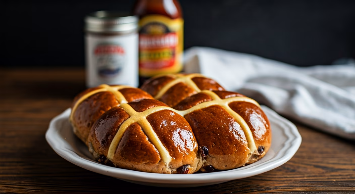 Hot Cross Buns recipe - delicious medium difficulty in Side Dishes, Baking, Bread category