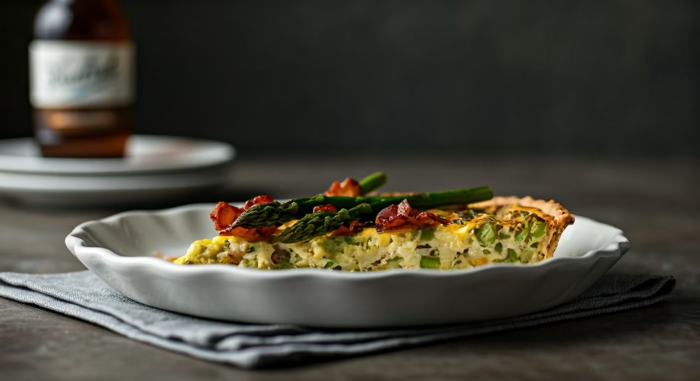 Bacon Hash Brown Quiche recipe - American easy difficulty in Brunch, Breakfast, Eggs category