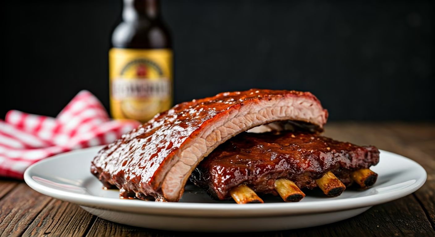 Bourbon Barbecue Baby Back Ribs recipe - American easy difficulty in Main Dishes, Farm-to-Table, Pork category