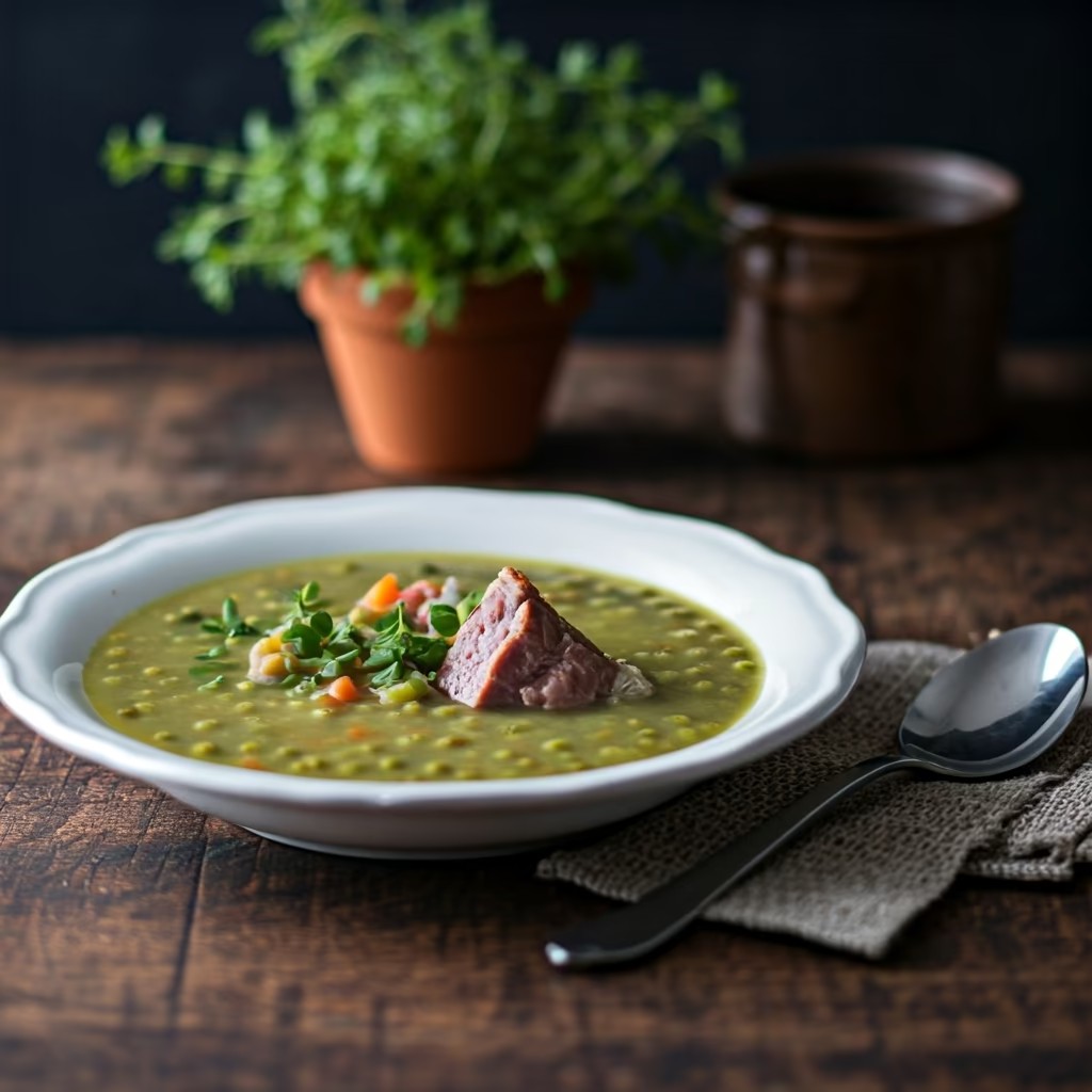 German Split Pea Soup Recipe @ TotallyChefs