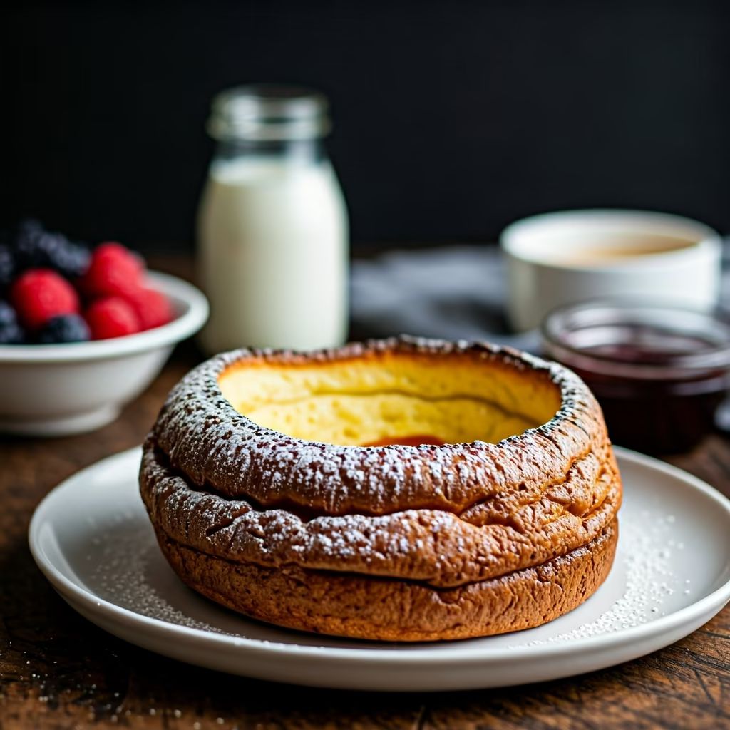 Cast Iron Dutch Baby Cake recipe - German easy difficulty in Breakfast, Cake category