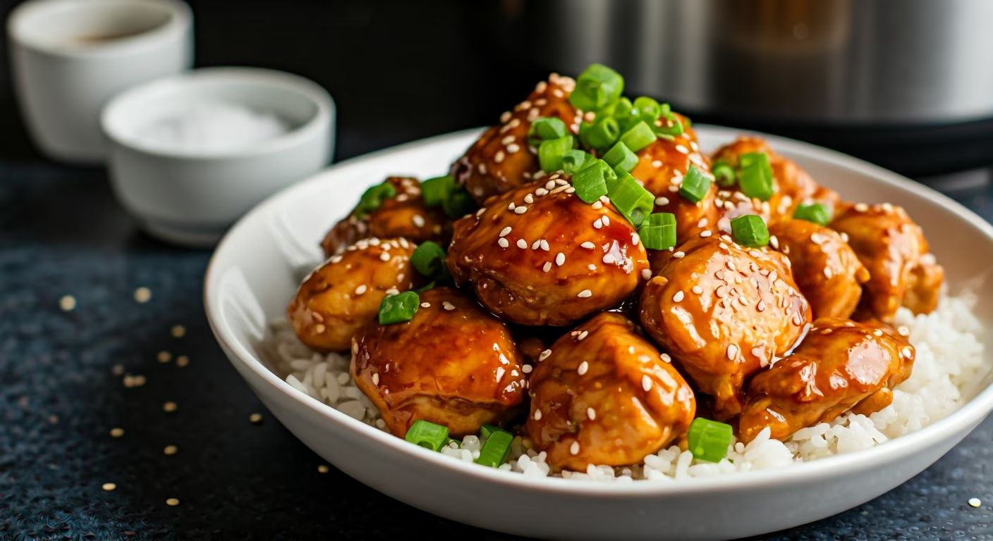 Instant Pot Honey Teriyaki Chicken recipe - Chinese easy difficulty in Instant Pot, Chicken category
