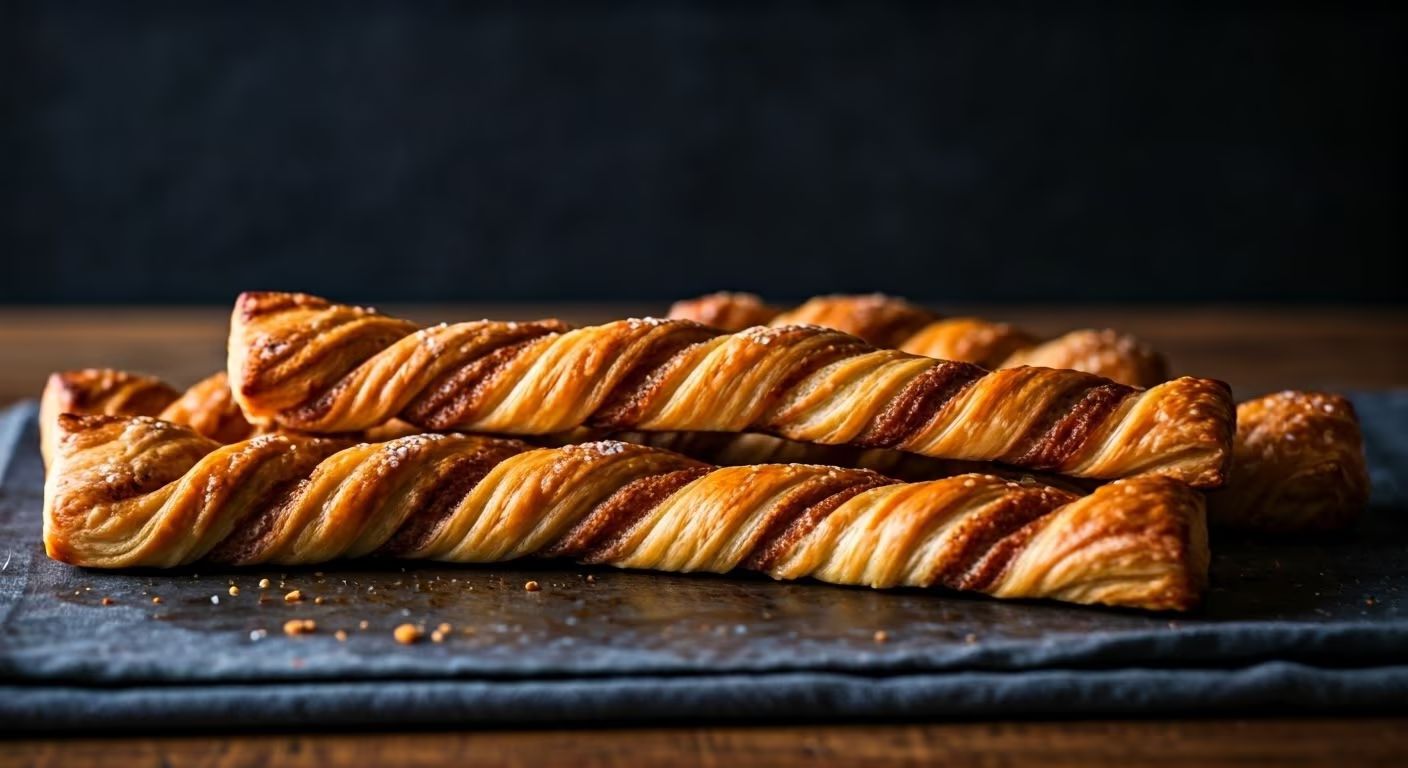 Cinnamon Swirl Puff Pastry Twists recipe - Other medium difficulty in Snacks, Desserts, Pastries category