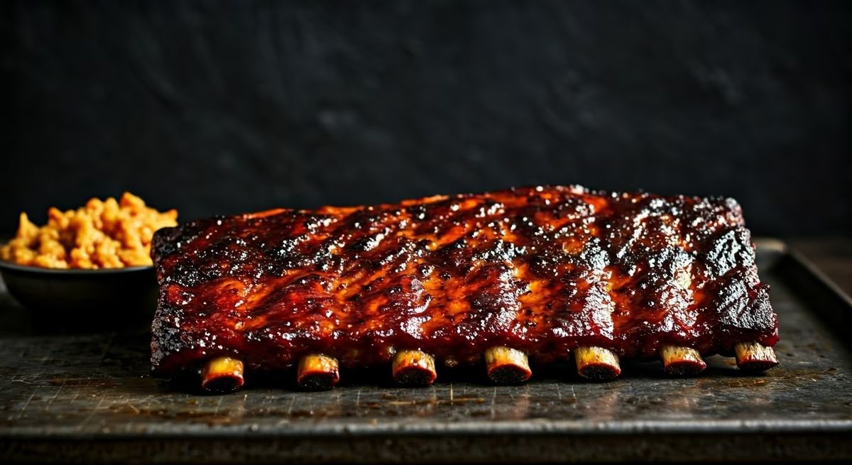 Smoked Honey-Glazed Spare Ribs recipe - American medium difficulty dish