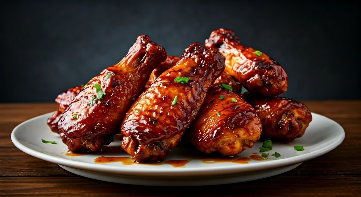 Smoky Maple BBQ Hot Wings Recipe @ TotallyChefs