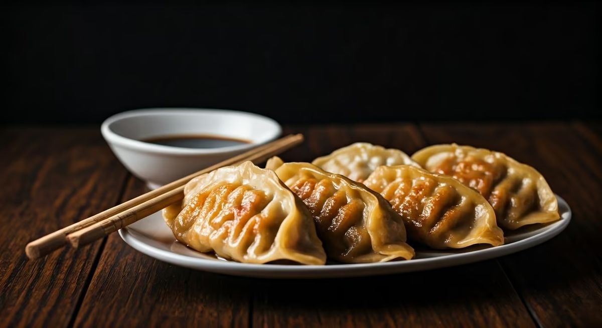 Ponzu Chicken Gyoza recipe - Asian medium difficulty dish