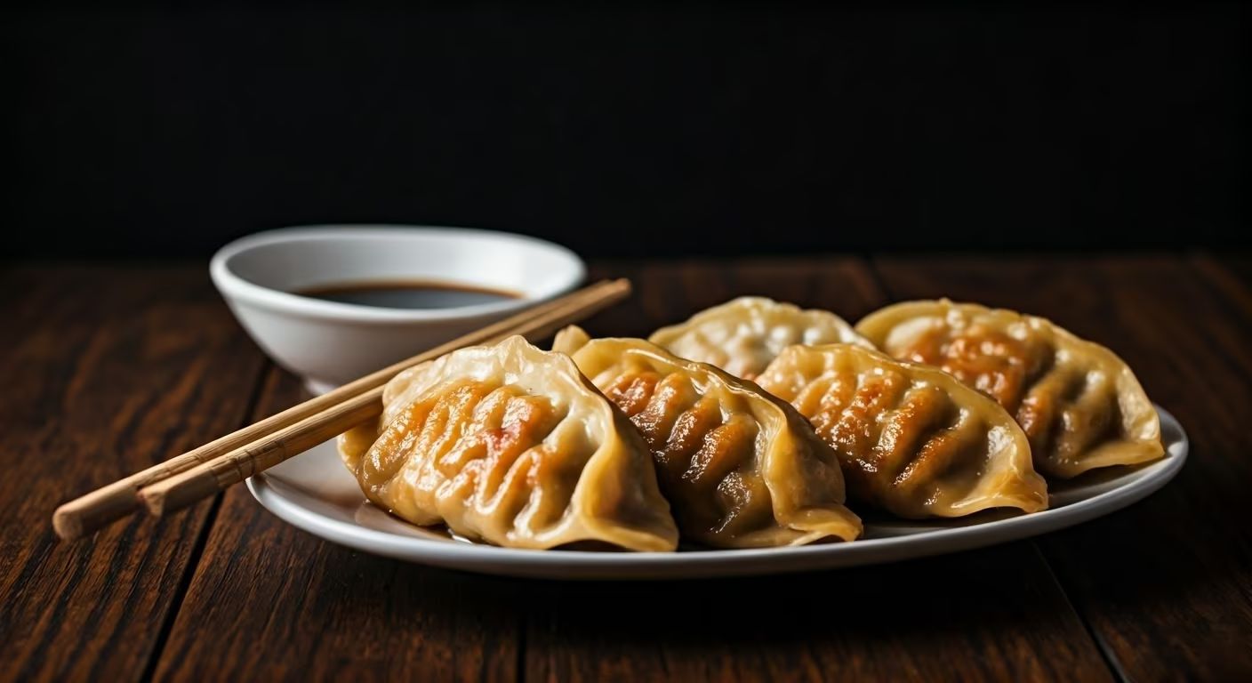 Ponzu Chicken Gyoza recipe - Asian medium difficulty in Appetizers category