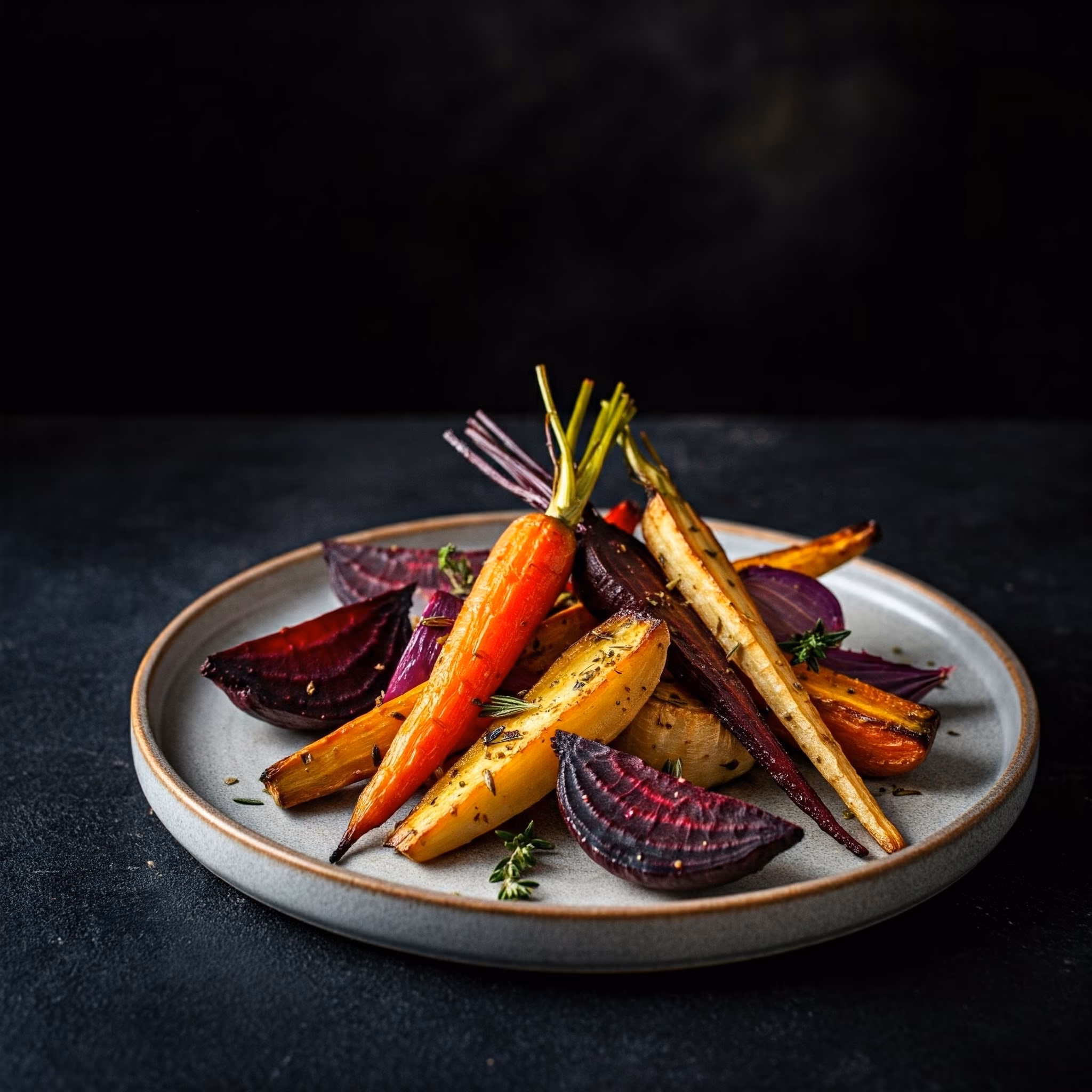 Roasted Root Vegetables recipe - American easy difficulty in Side Dishes, Vegetables category