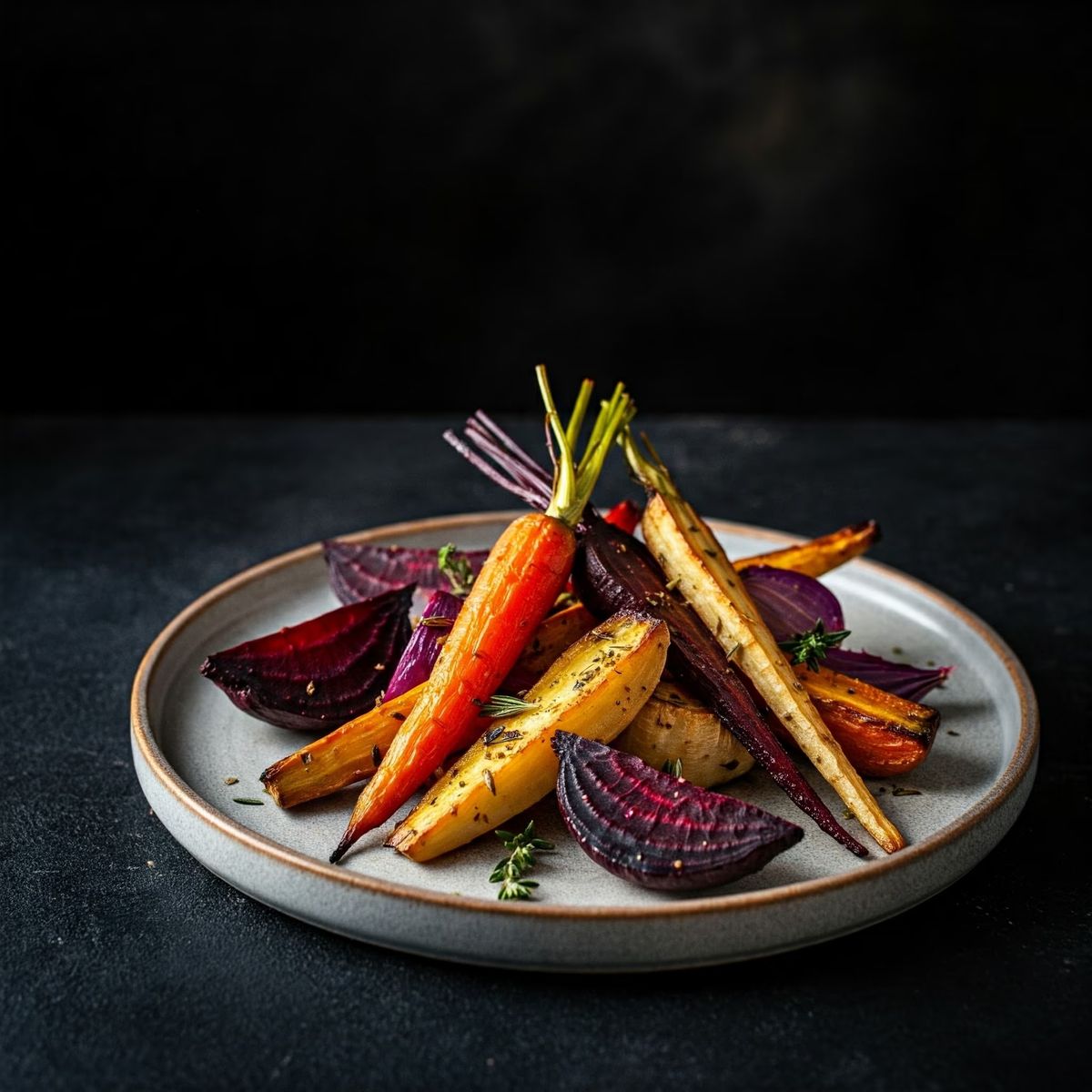Roasted Root Vegetables recipe - American easy difficulty dish