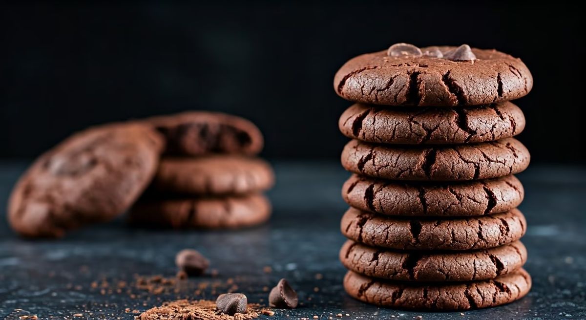 Decadent Fudge Chocolate Cookies recipe - American medium difficulty dish