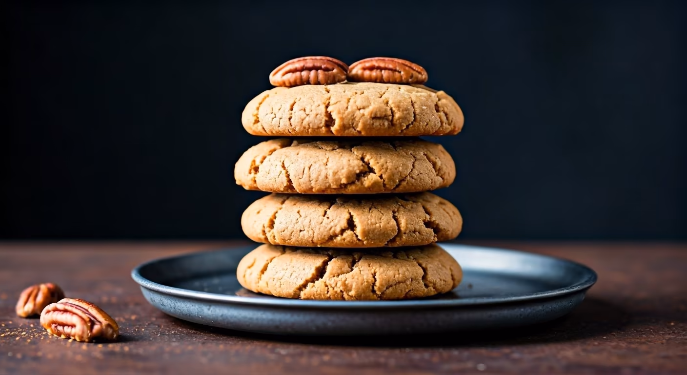 Butterscotch Pecan Cookies recipe - American medium difficulty in Cookies category