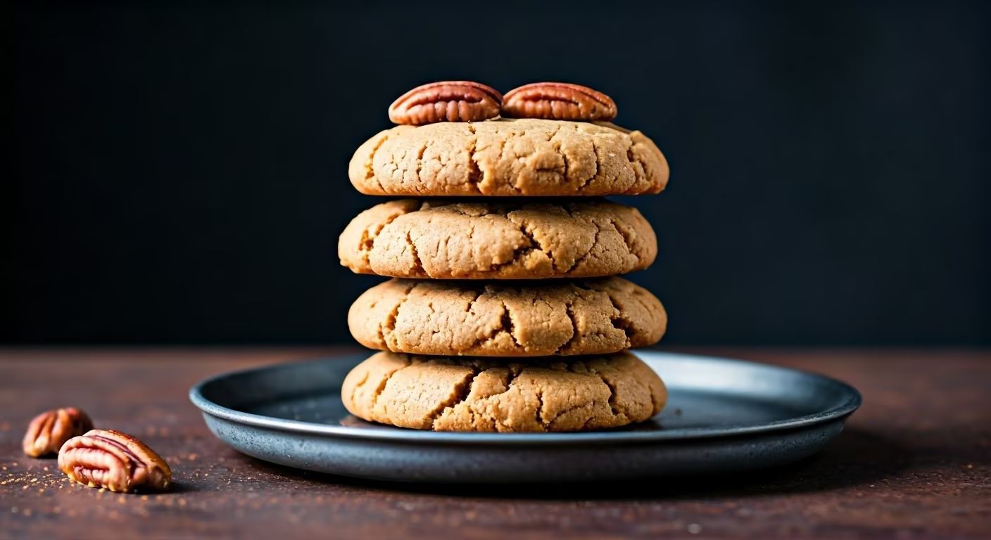Butterscotch Pecan Cookies recipe - American medium difficulty in Cookies category