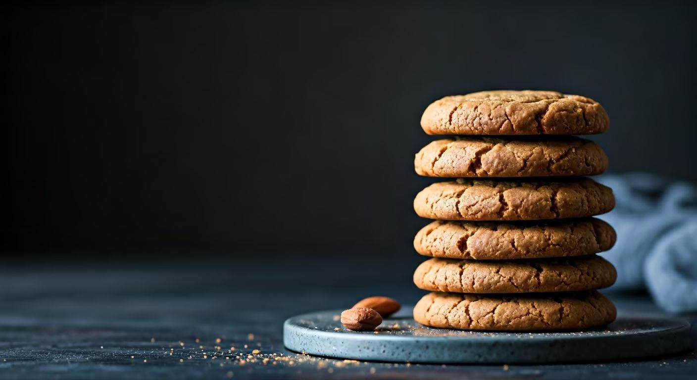 Crunchy Almond Butter Cookies recipe - Other easy difficulty in Gluten-Free category