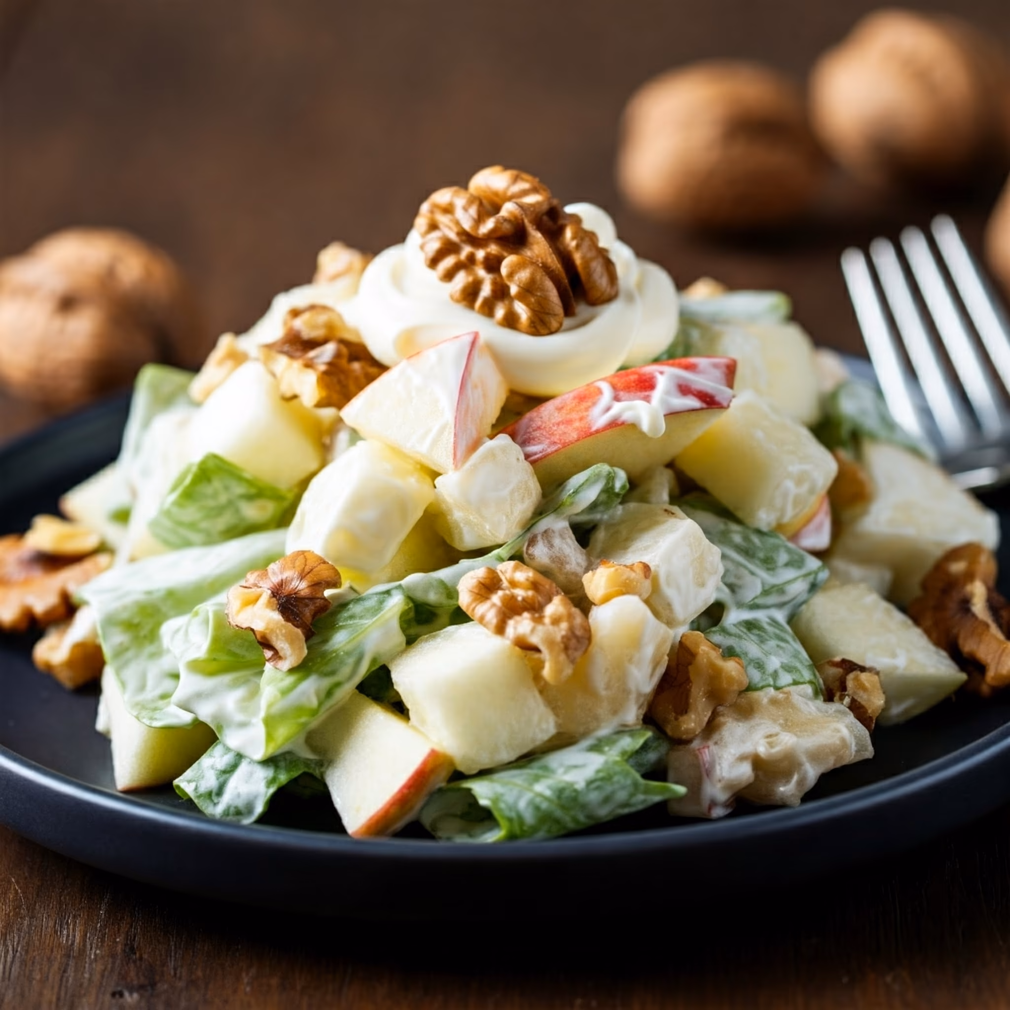Waldorf Salad recipe - American easy difficulty in Side Dishes, Salads, Healthy Meals category
