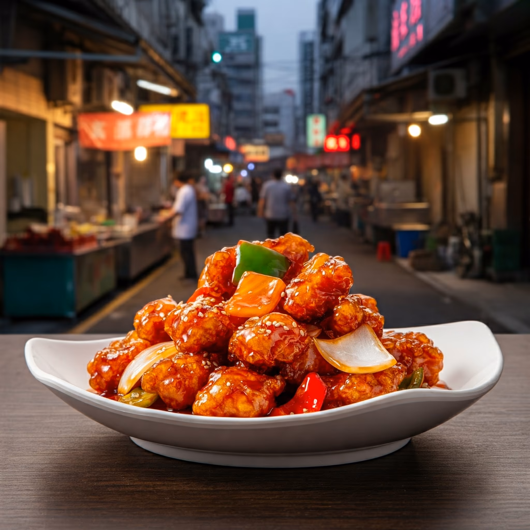 Sweet and Sour Chicken recipe - Chinese easy difficulty in World Eats, Lunch, Chicken category