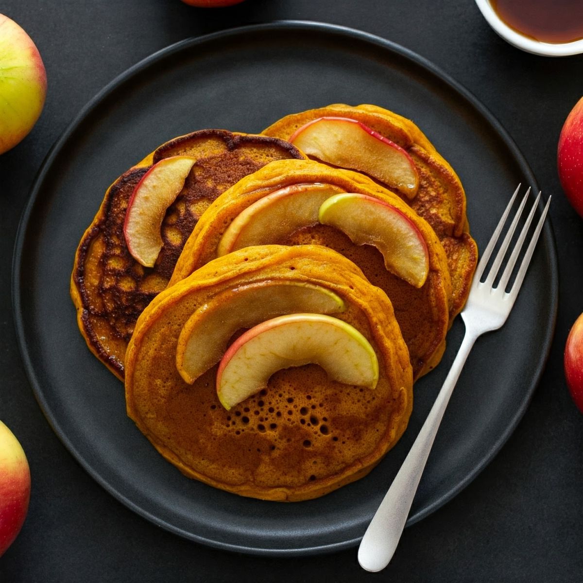 Pumpkin Apple Pancakes recipe - American easy difficulty dish