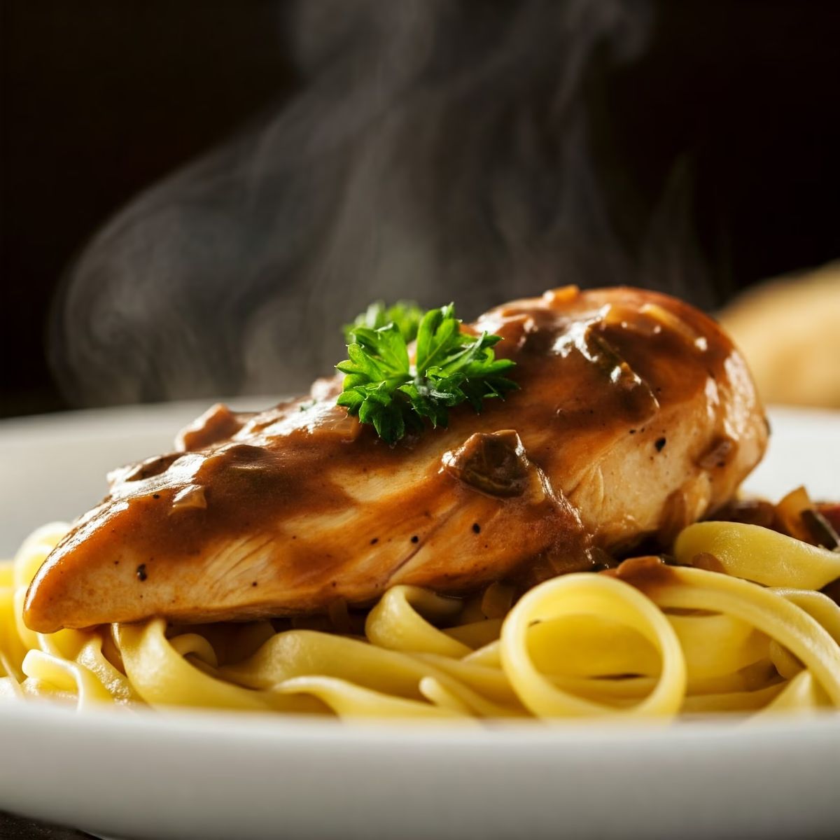 Chicken Marsala recipe - American easy difficulty dish