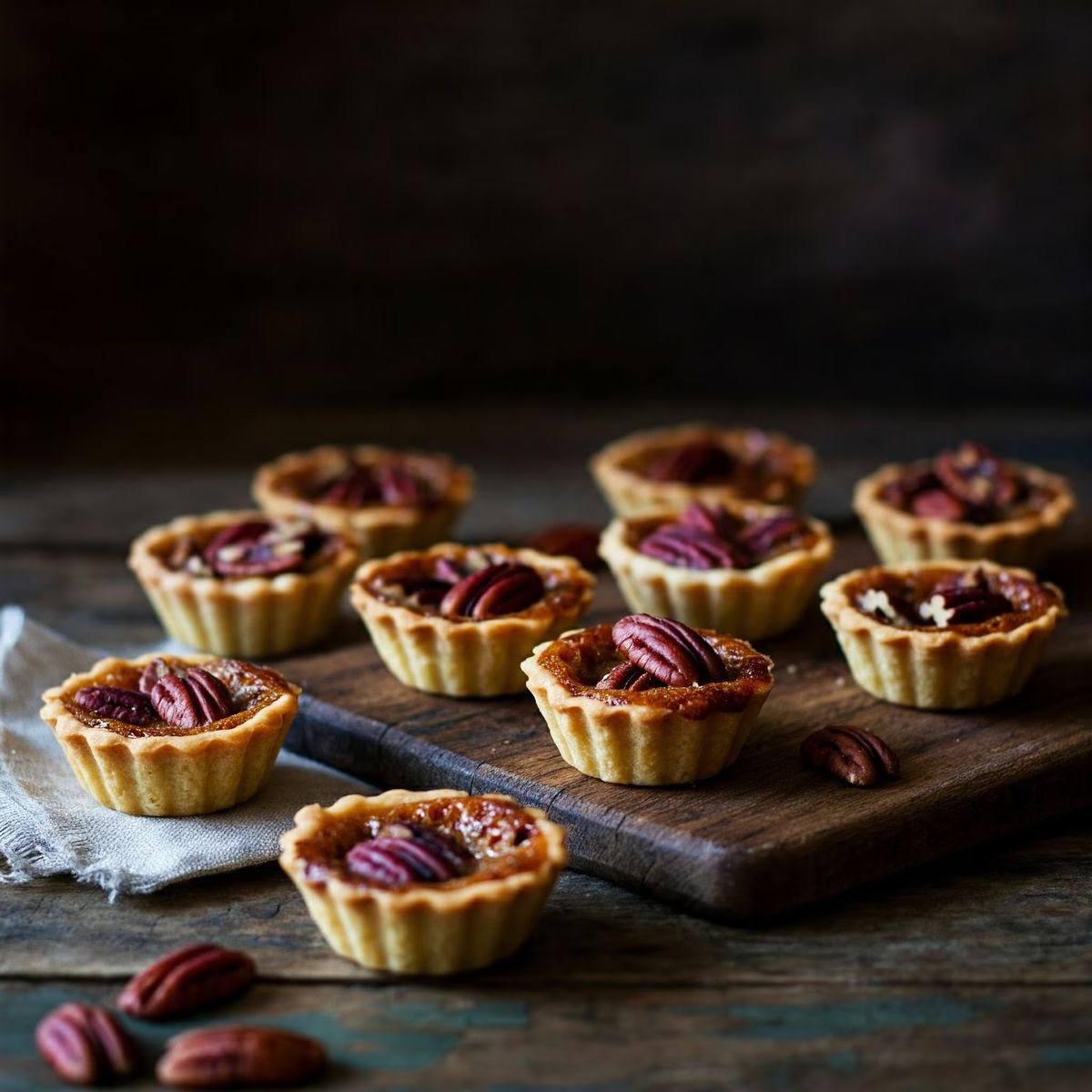 Petite Pecan Tarts recipe - American easy difficulty dish