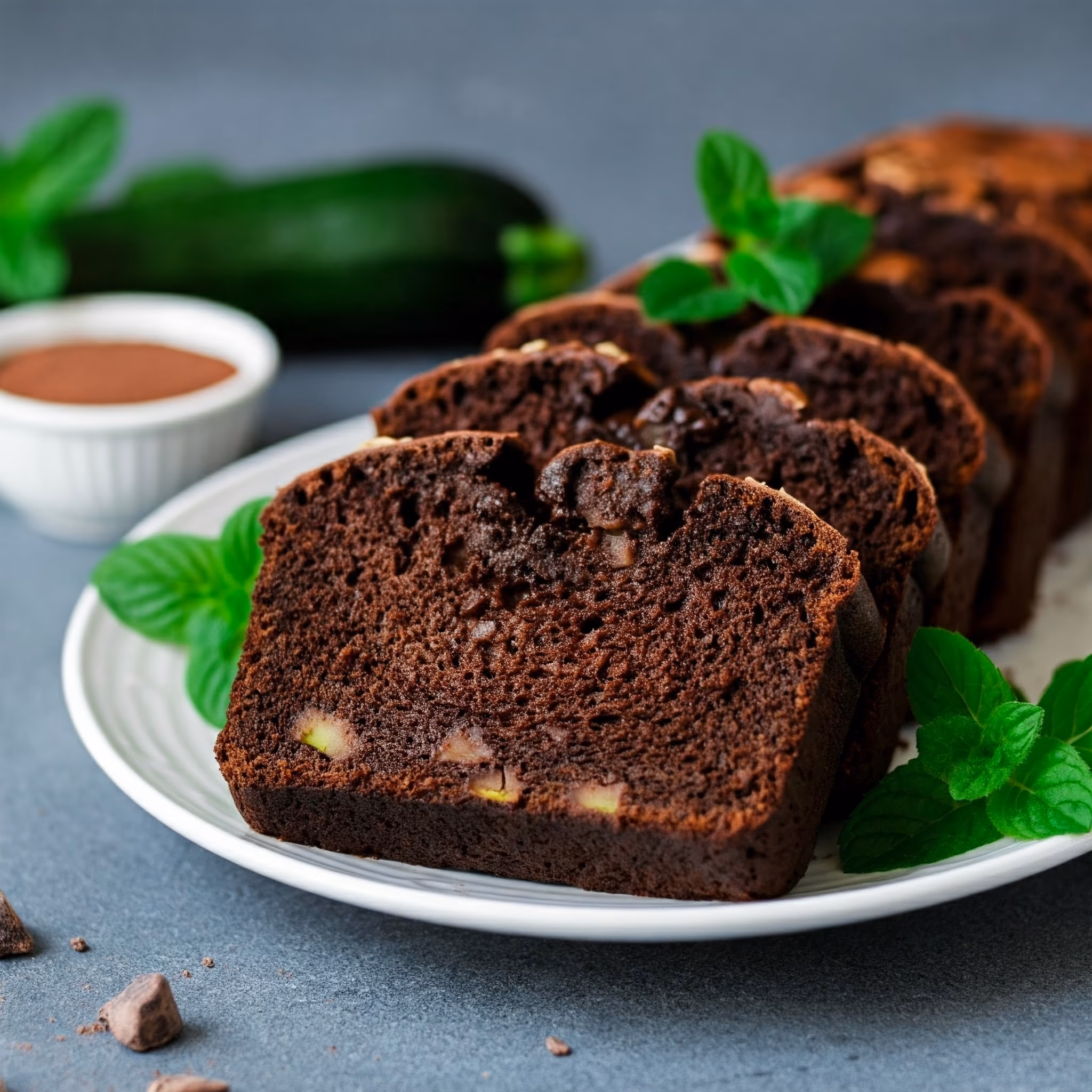 Chocolate Zucchini Bread recipe - American easy difficulty in Baking, Bread category